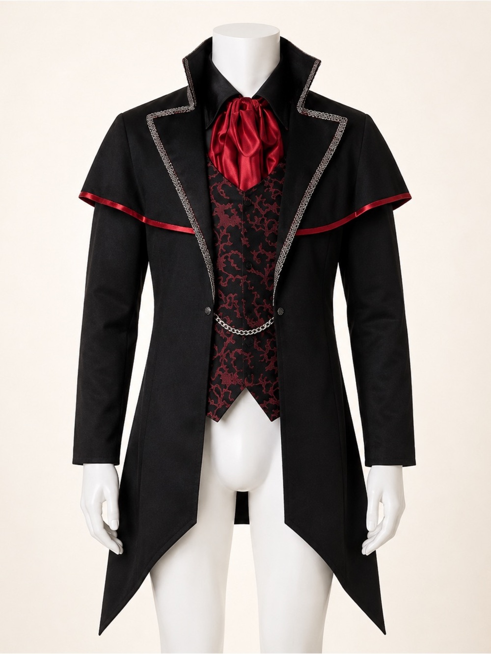 Spirit Halloween Gothic Vampire Jacket Costume Adult Large